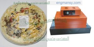تغليف بيتزا على ماكينة تغليف شرنك