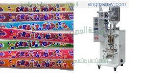 ماكينات تعبئة وتغليف سوائل عصائر ايس لولى كاتشب شامبو كلور
