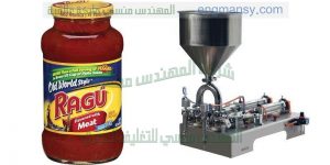 ماكينة تعبئة وتغليف صوص كاتشب ثوم زيت