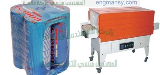 ماكينة تغليف شيرنك نصف اتوماتيكية