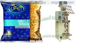 ماكينة تعبئة بمواصفات اوربية عامودية الية للتايد المنظفات تحكم بواسطة شاشة لمس