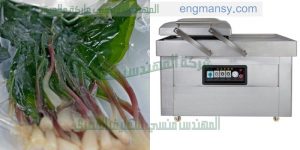 ماكينة تعبئة وتغليف المواد الغذائية بشفط الهواء
