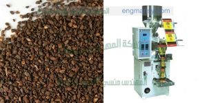 ماكينة تعبئه حبيبات فى اكياس من شركة المهندس منسي لماكينات التعبئة و التغليف