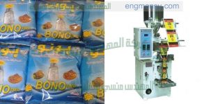 مكينة تعبئة المواد الغذائية من شركة ام توباك المهندس منسى
